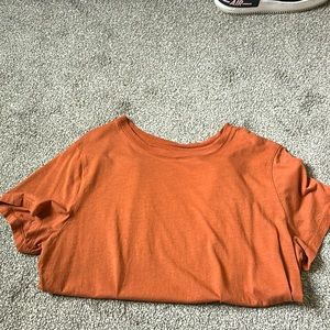 Burnt orange tshirt